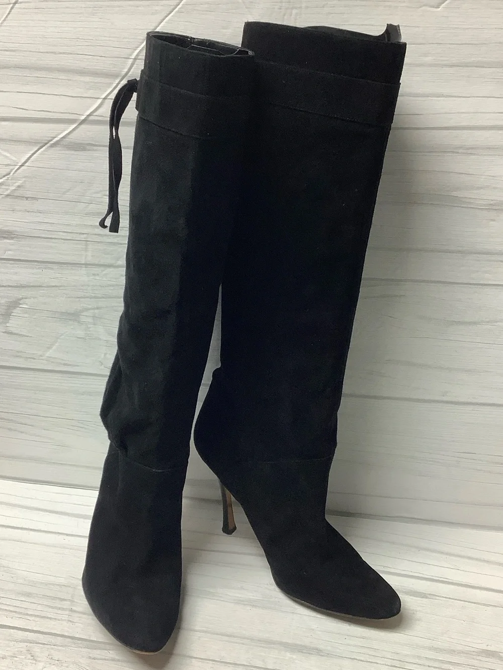 Manolo Blahnik Suede Boots